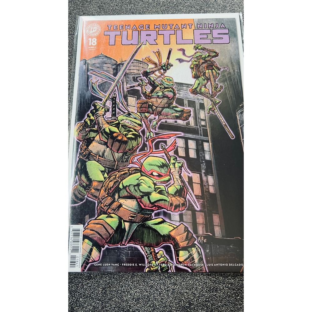 IDW Teenage Mutant Ninja Turtles Comic Multi Color Issue 18 Cover D